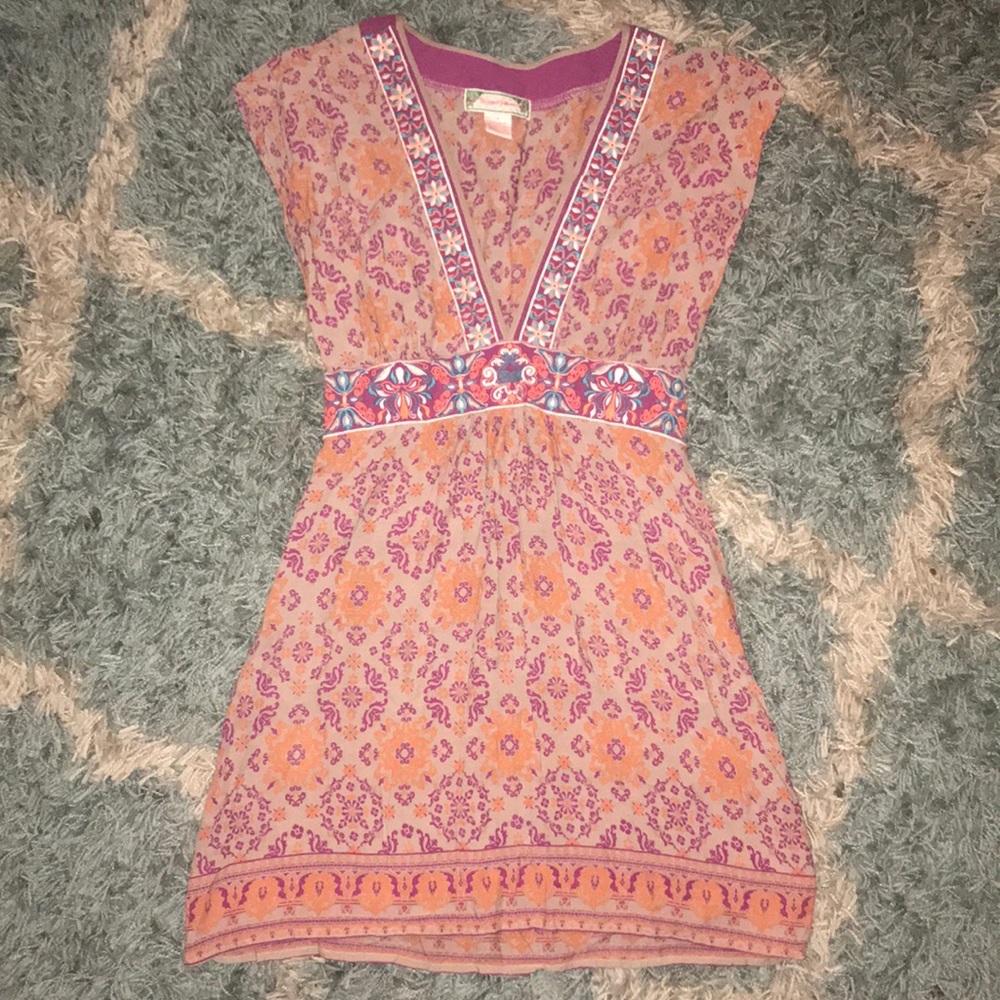 Flying Tomato Floral Detail Beautiful Dress